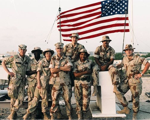 Joint office of the staff judge advocate (OSJA) for United Task Force (UNITAF) for Operation RESTORE HOPE in Somalia, 1993. (Credit: JAG Corps Regimental Archives)